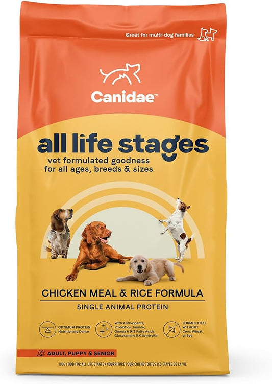 CANIDAE? All Life Stages Chicken Meal & Rice Formula Dog Dry 15 lb