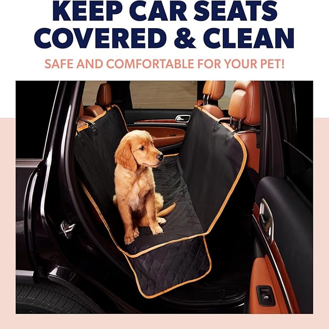 Dog Car Seat Cover for Back Seat for Cars & SUVs