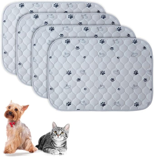 Reusable Pet Pee Pads 4 Pack 18"x24" Ultra-Absorbent