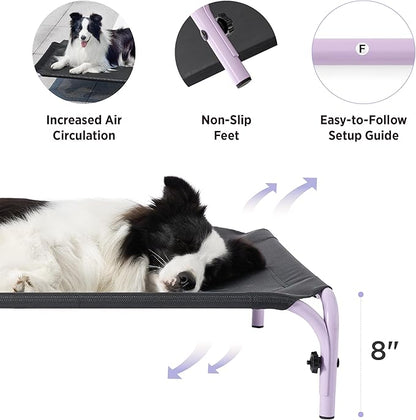 Lesure Elevated Raised Outdoor Dog Bed 49"