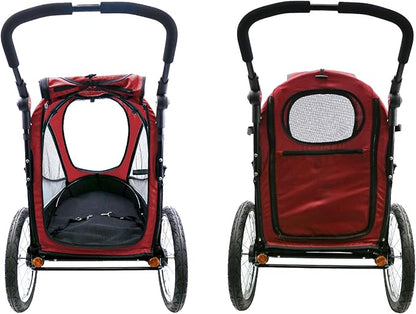 Petique Trailblazer Pet Jogger/Stroller 77LBS -
