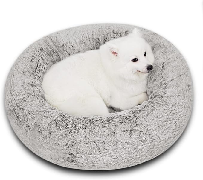 N&V Medium Orthopedic Donut Dog Bed