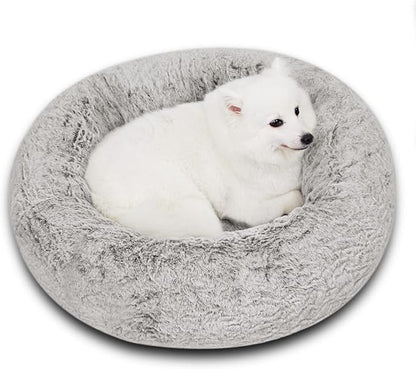 N&V Medium Orthopedic Donut Dog Bed
