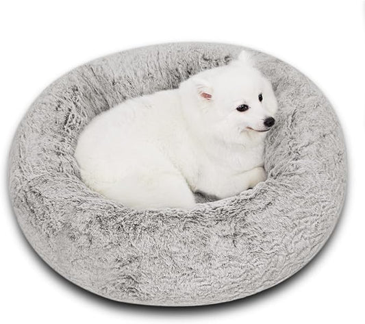N&V Medium Orthopedic Donut Dog Bed