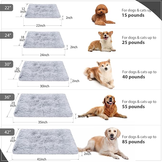 Vonabem Large Dog Bed 36inch 36 27 inch