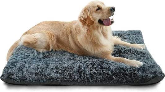 KISYYO Dog Beds for Medium Dogs Fixable Deluxe Cozy Dog Kennel Beds for Crates Washable Dog Bed 30 x 19 x 3 Inches,
