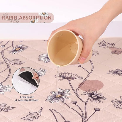 IEUUMLER Washable Pee Pads for Dogs 1 Pack EU007 (Pink 63"X63"-1pcs)