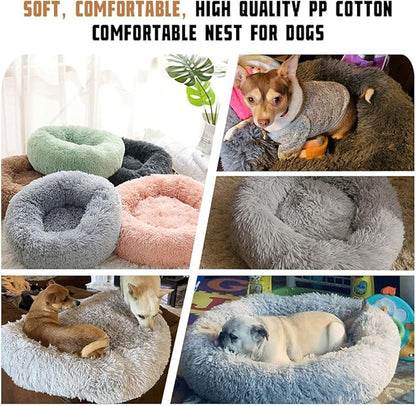 Dog Bed Calming Dog Beds for Small Medium Large Dogs Bed(27")