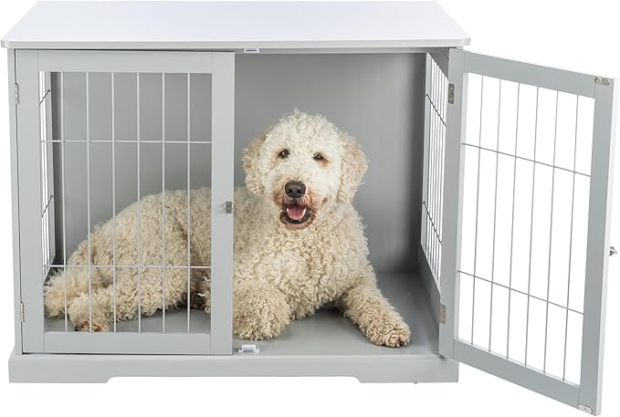 TRIXIE 38.7" Indoor Dog Crate 66 lb,