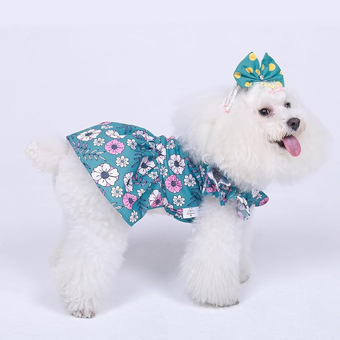 CuteBone Dog Dress Princess Puppy Birthday Dresses FX09M