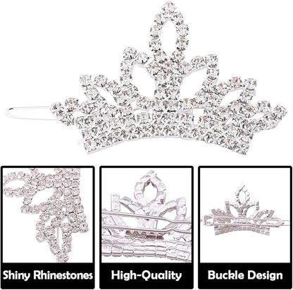PET SHOW 1pc/Pack Dog Tiara Crown Hair Clips