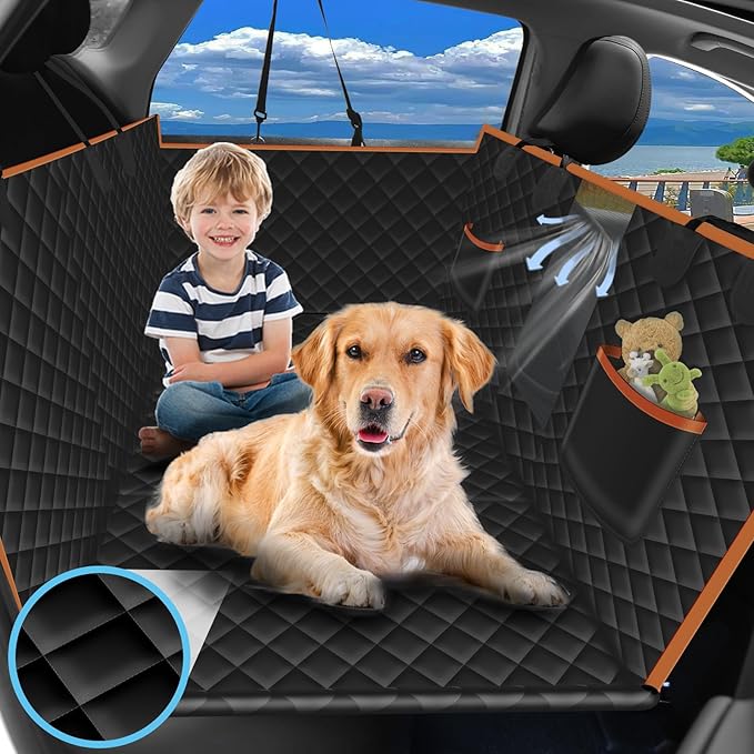 TECTINTER Back Seat Extender for Dogs-Large Space 400lbs