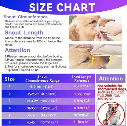 Dog Muzzle Size1)