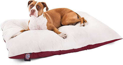 36x48 Burgundy Rectangle Pet Dog Bed By Majestic Pet Products Large