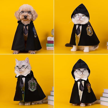 Dog cat Halloween Costume Cape