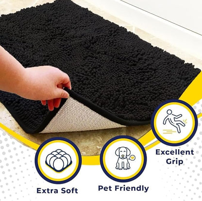 Muddy Mat® AS-SEEN-ON-TV Highly Absorbent Microfiber Door Mat and Pet Rug 72"X48"