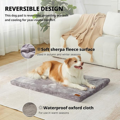 Memory Foam Dog Crate Pad 42-inch Dog