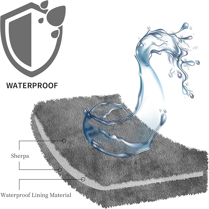 MACEVIA Waterproof Dog Blanket (40x60 Inch,