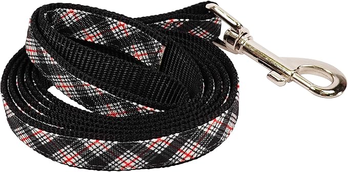 Dog Leash, Winter Plaid, Large/X-Large