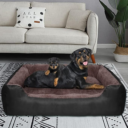 PUPPBUDD Dog Beds for Extra Large Dogs