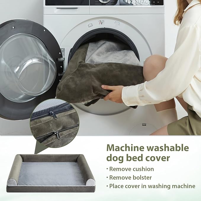 BFPETHOME Washable Dog Beds for Extra Large Dogs