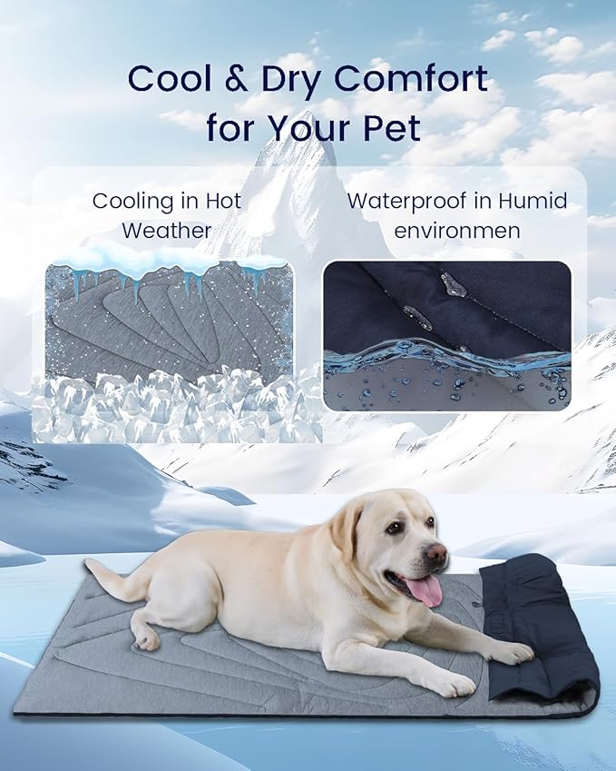 ZonLi Dog Cooling Mat 48" x 28" Large,