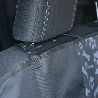 BDK Scooby Doo Waterproof Dog Car Seat Cover for Back Seat – Heavy Duty Black Oxford Automotive Rear Bench Seat Cover for Dogs