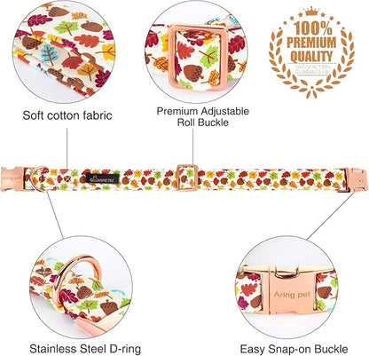 ARING PET Dog Collar Bowtie-Fall Dog Collar with Bow Tie