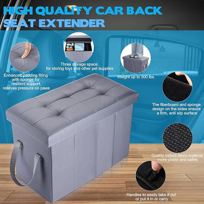 2 Pack Car Back Seat Extender for Dogs 300lbs Car