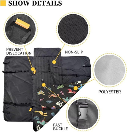 AFPANQZ Dino Back Seat Cover Protector Waterproof Scratchproof