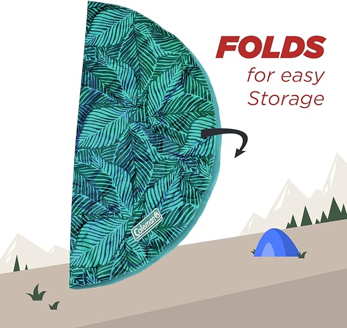 Coleman Round Reversible Cooling Pet Mat 36", Navy