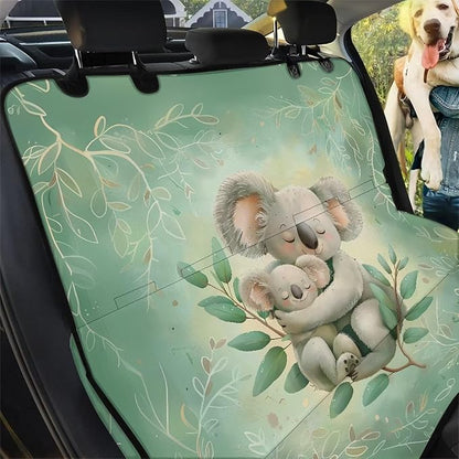 AFPANQZ Koala Print Car Seat Cover Pet Seat