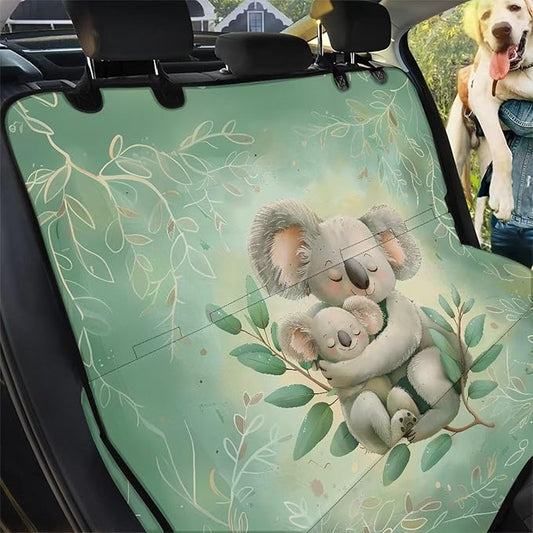 AFPANQZ Koala Print Car Seat Cover Pet Seat