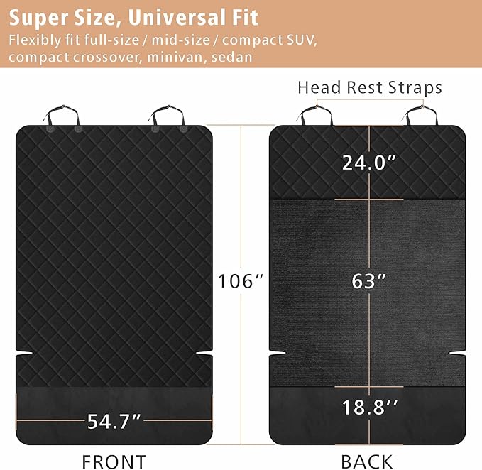 F-color SUV Cargo Liner for Dogs