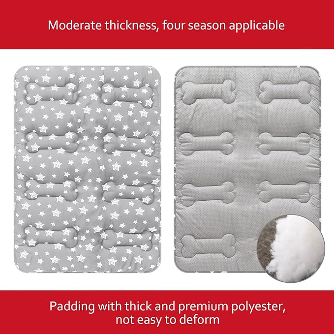 Dog Crate Mat (24" X 18") 2 Pack