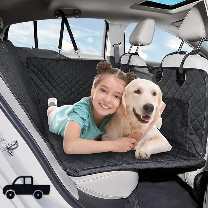 Back Seat Extender for Dogs Truck 300lbs, Waterproof