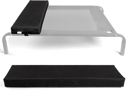 Leekalos Elevated Cooling Cots Bed Pillows for Large Dogs