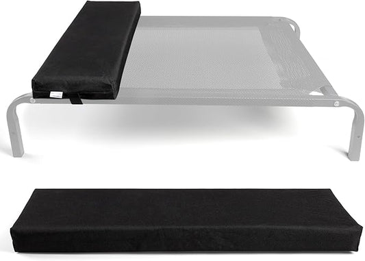 Leekalos Elevated Cooling Cots Bed Pillows for Large Dogs