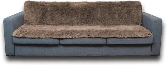 Waterproof Dog Bed Cover, Soft Plush Pet Blanket with Anti-Slip Back for Bed Couch Sofa, Furniture Protector for Small, Medium and Large Dogs and Cats (Brown, 52"x82")