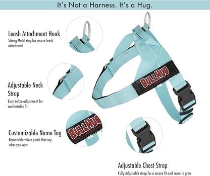 BULLHUG Harness – Made for Larger Chested Dogs Like English Bulldogs