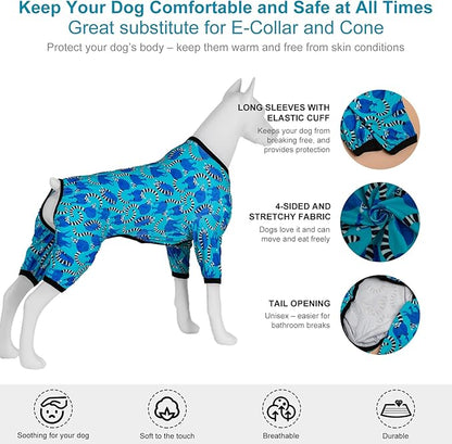 LovinPet Pitbull Pjs for Large Dogs Clothes,2XL