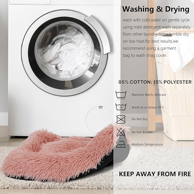 Small Dog Bed for Crate Pink Crate Pad 22 inch