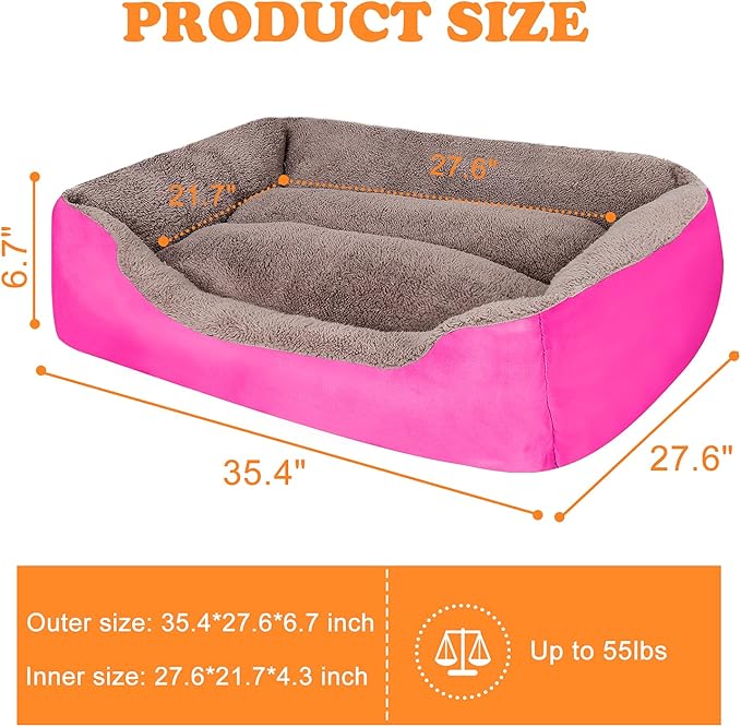 PUPPBUDD Dog Beds for Medium Dogs