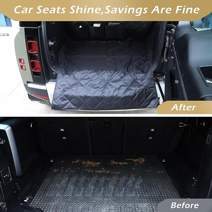 PIUGILH Car Trunk Pet Mat Cargo Liner Compatible with Land Rover Defender 2020 2021 2022 2023 2024 2025