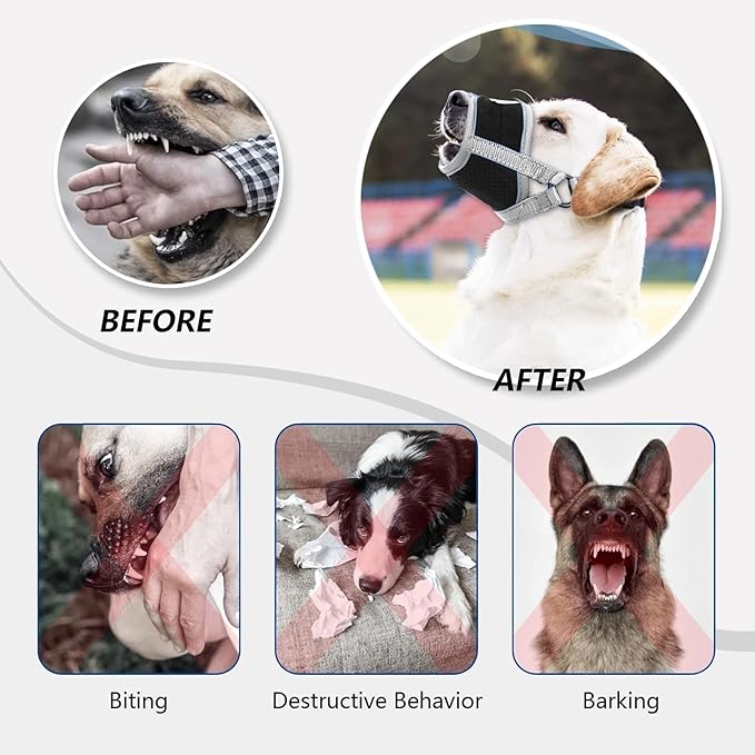 Dog Muzzle S(Circumference:3.9''-5.5''in))