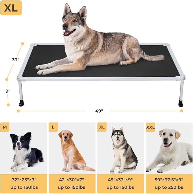 Veehoo Cooling Outdoor Elevated Dog Bed