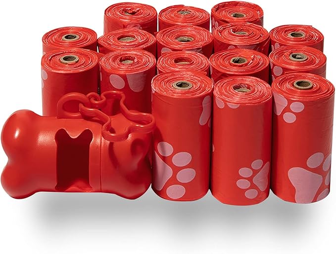 Best Pet Supplies Dog Poop Bags (240 Bags) for Waste Refuse Cleanup