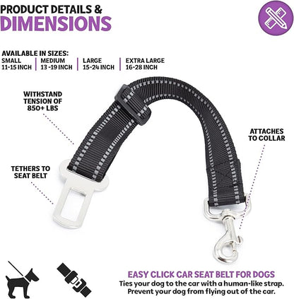 Poodle Pet Easy Click Car Seat Belt for Dogs