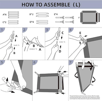 pettycare Elevated Outdoor Dog Bed 42 Inches,