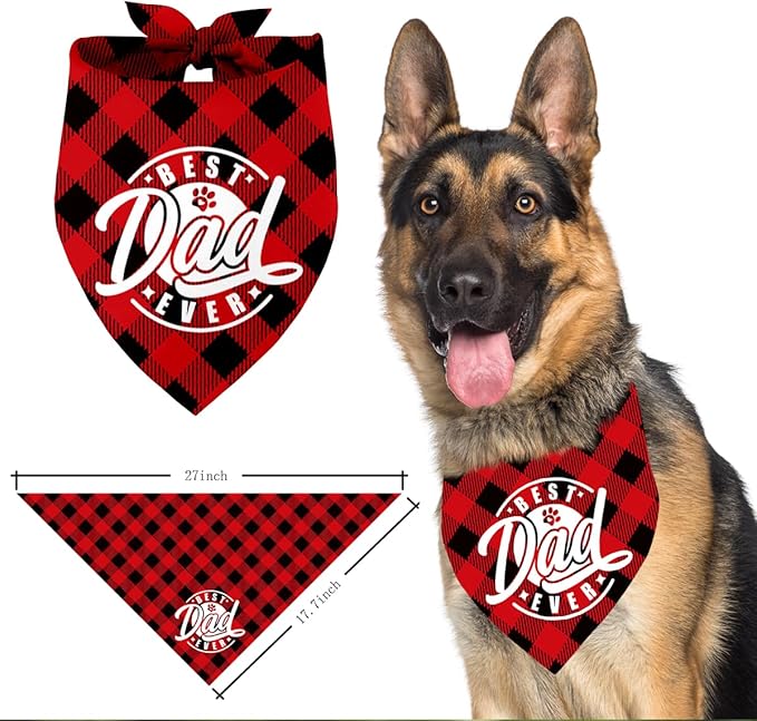 Best Dad Ever Dog Bandana (C1)